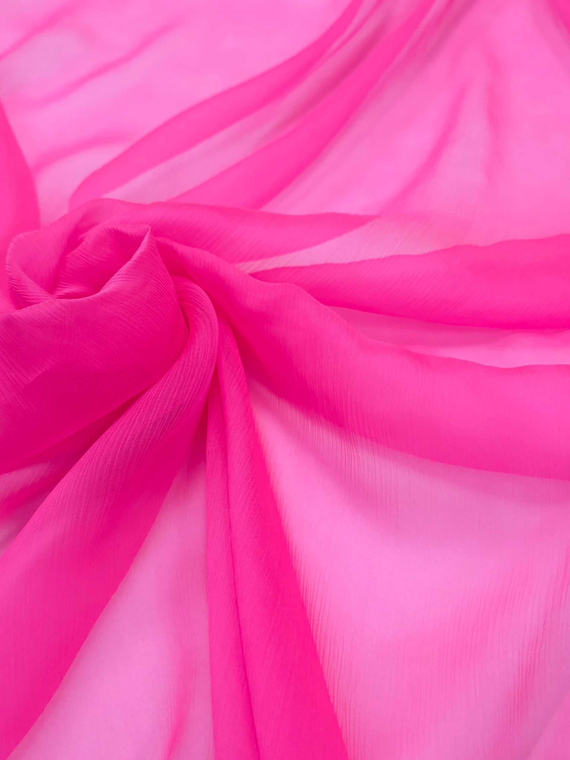 Mousse de matase naturala Fuchsia Bloom